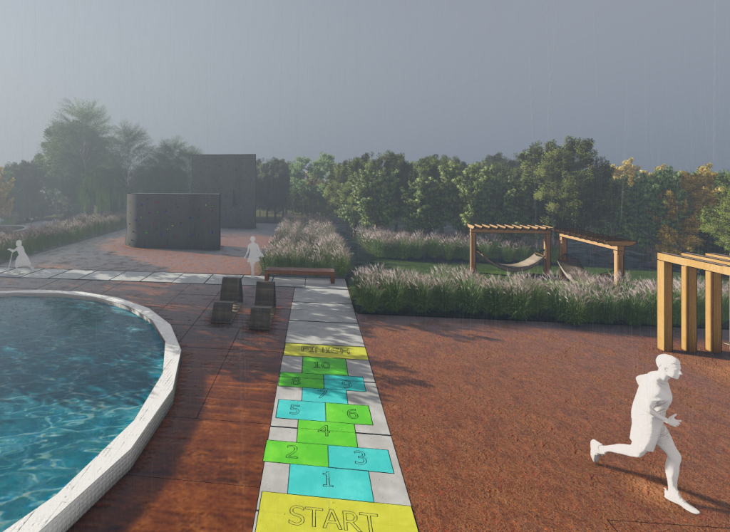 ogród sportów i relaksu